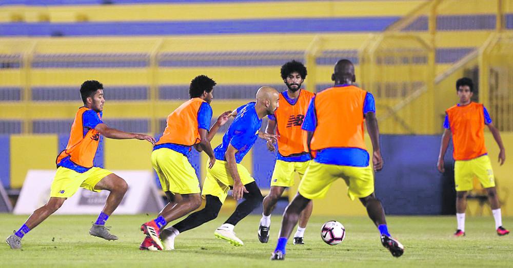 النصر يبدأ مناوراته للفيصلي بدون الرباعي