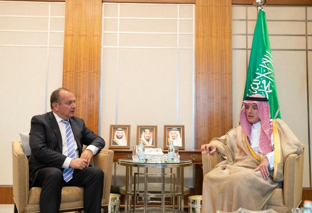 وزير الخارجية يستقبل سفراء بريطانيا وروسيا وصربيا لدى المملكة
