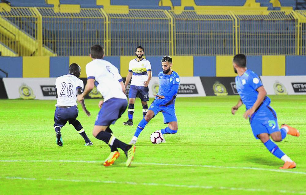 النصر يتعادل وديا مع الفتح