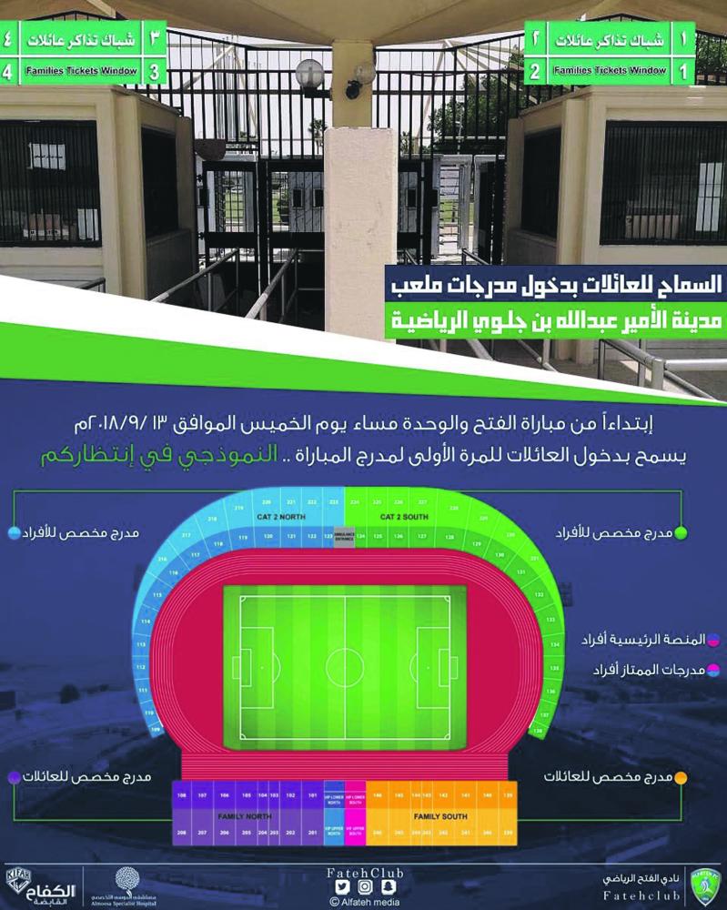 ملعب الأحساء يستقبل العائلات