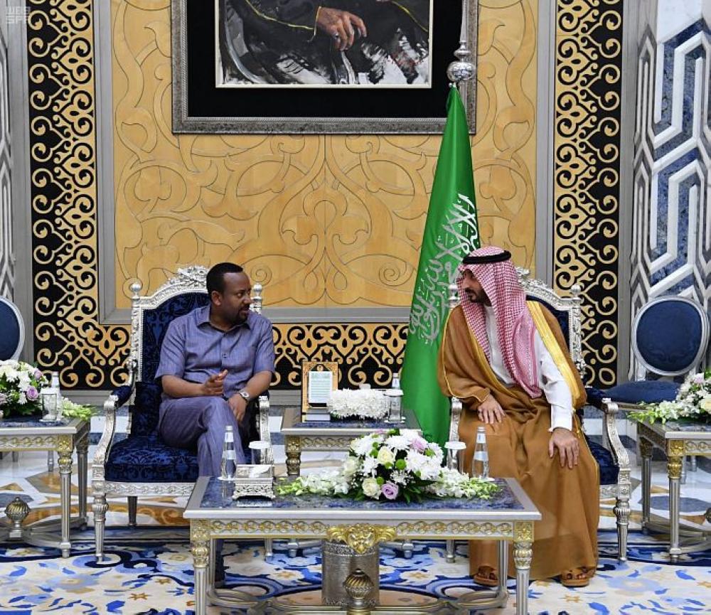 ​​​​​​​رئيس وزراء أثيوبيا يصل الى جدة