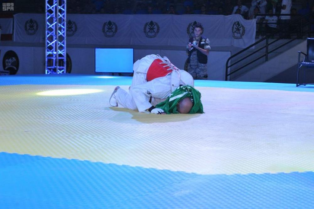 المملكة الأولى بالبطولة العربية العسكرية في التايكوندو