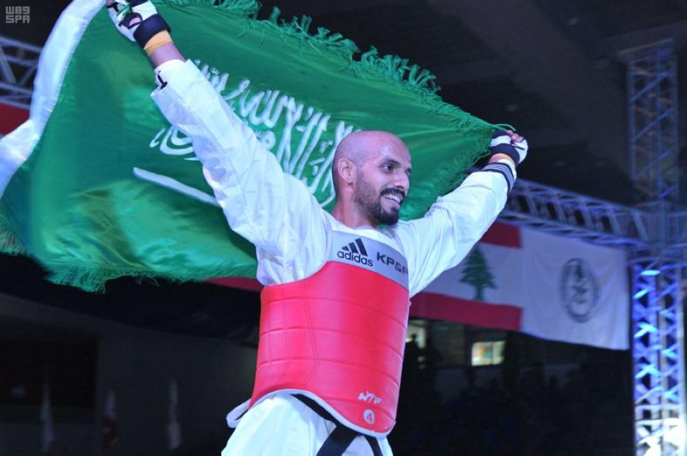 المملكة الأولى بالبطولة العربية العسكرية في التايكوندو
