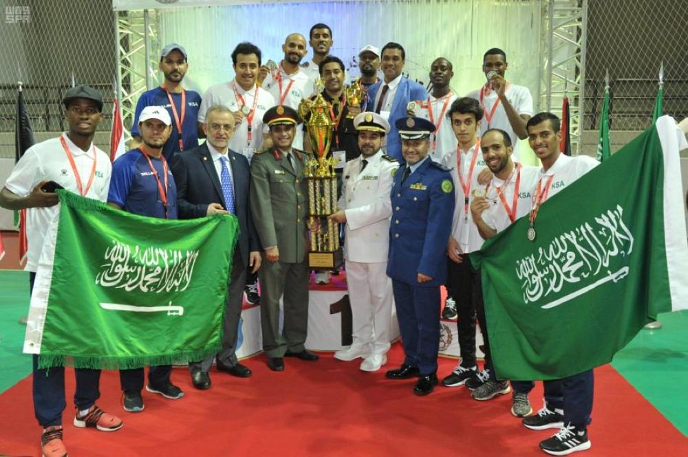 المملكة الأولى بالبطولة العربية العسكرية في التايكوندو