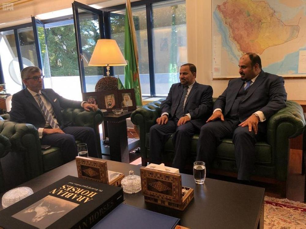 سفير المملكة في الأمم المتحدة يلتقي ممثلي مركز الملك سلمان