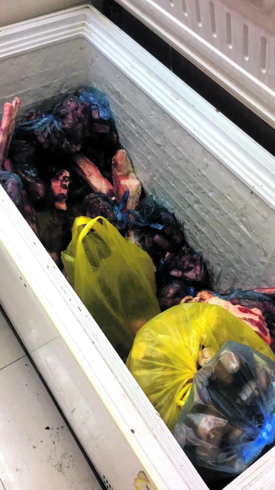 مصادرة ربع طن لحوم فاسدة بالجبيل
