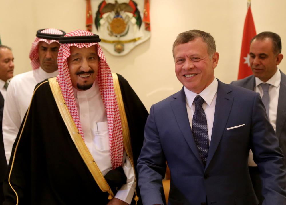 خادم الحرمين يتلقي تهنئة بـ«اليوم الوطني» من ملك الأردن 