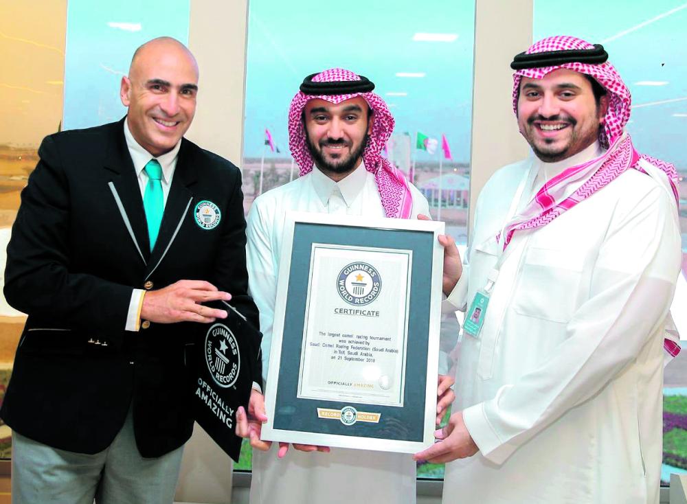 «غينيس»: مهرجان ولي العهد للهجن الأكبر في العالم