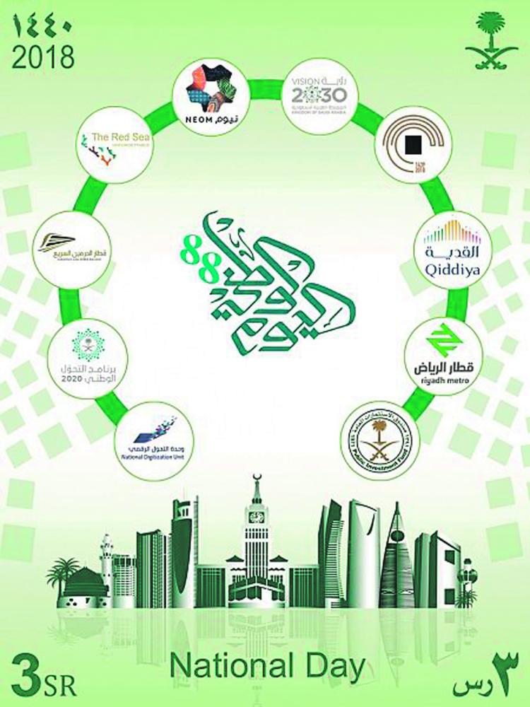 البريد يصدر طابعَ وبطاقة «وفاء للوطن»