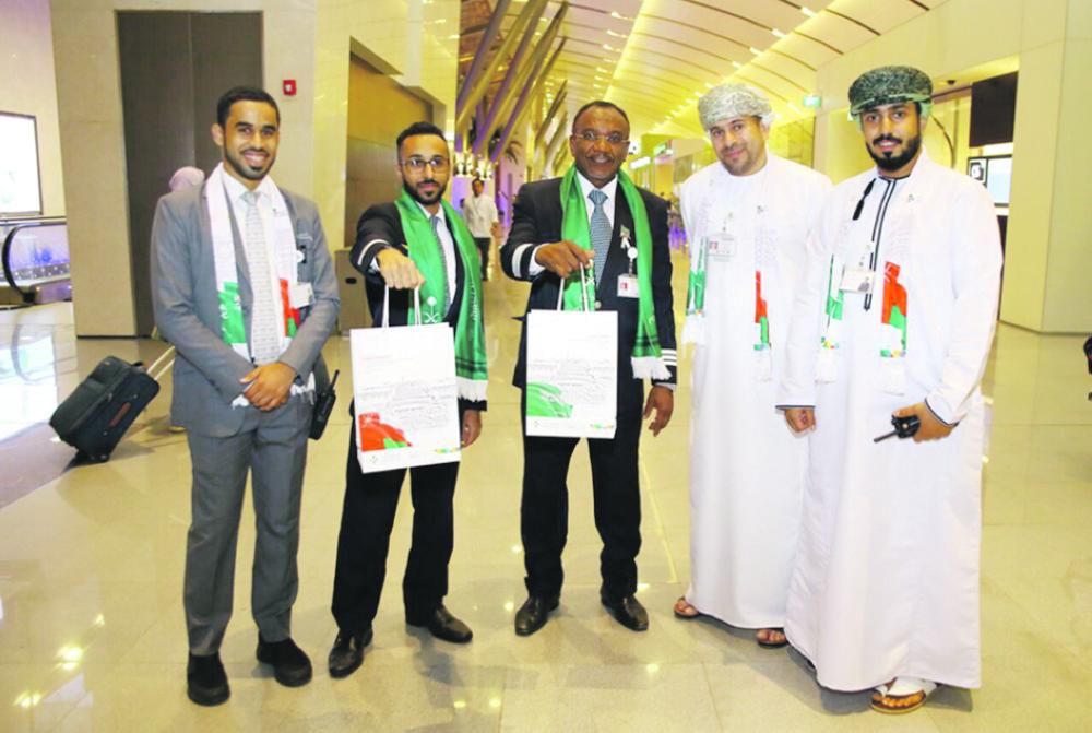مطارات الخليج تشارك السعوديين فرحتهم باليوم الوطني