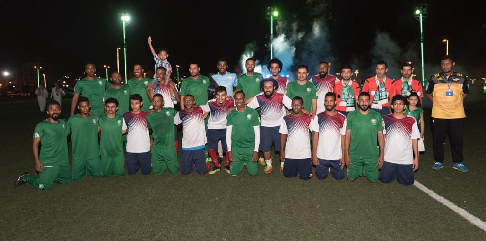افتتاح ملعب أبناء الشهداء بمحايل