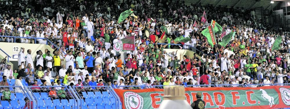 جماهير الاتفاق للاعبين: حضرنا.. وغبتم!!