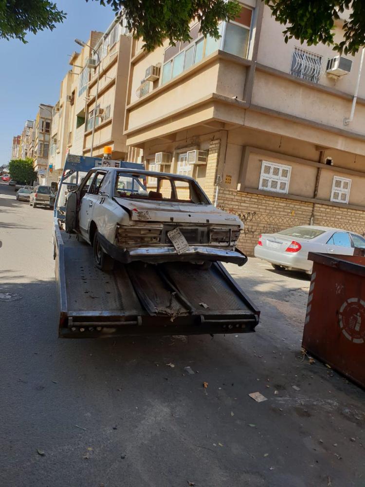 إزالة 10 آلاف سيارة تالفة من طرق وأحياء الطائف