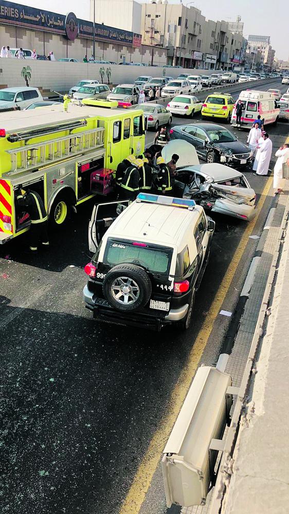 حادث يغيب مستقبل الحراسة السعودية