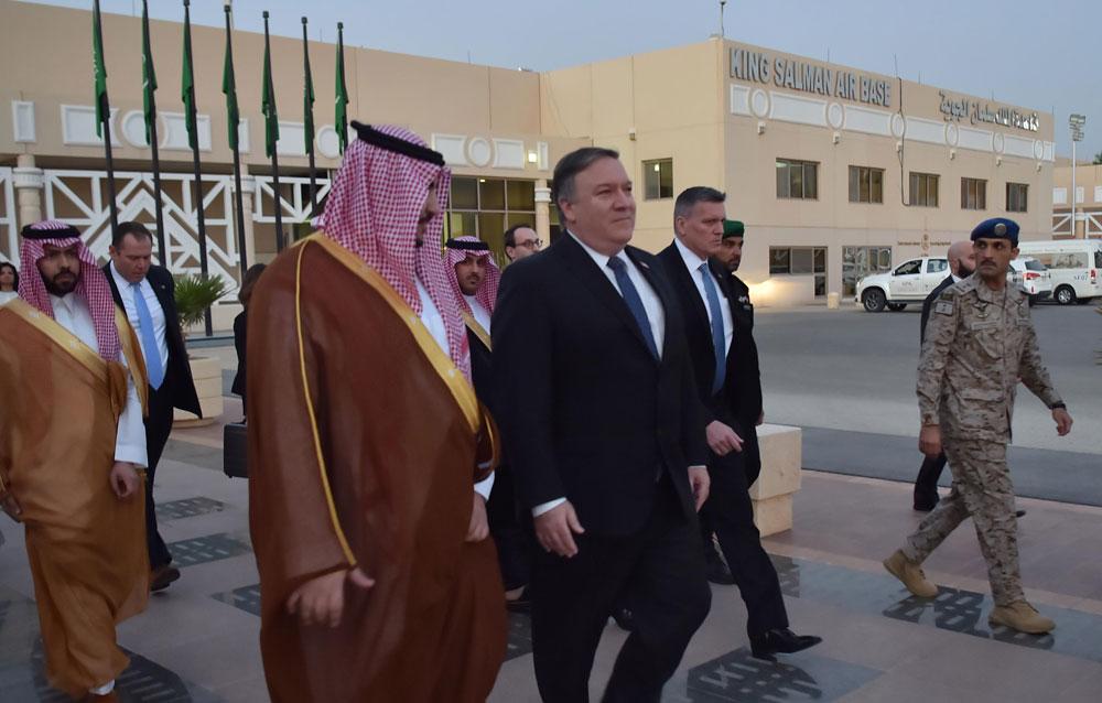 وزير الخارجية الأمريكية يغادر الرياض