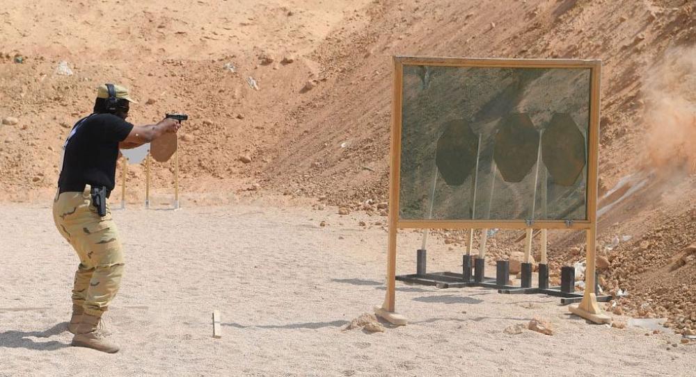 'العنزي' يتوج بذهبيتي رماية السرعة والتكتيكية