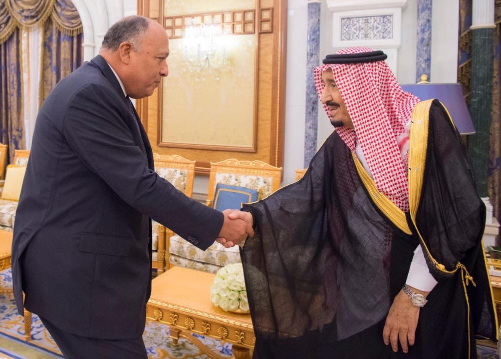 خادم الحرمين الشريفين يتسلم رسالة من الرئيس المصري