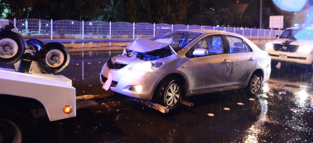 'مرور البحرين' تباشر 238 بلاغاً بسبب الأمطار