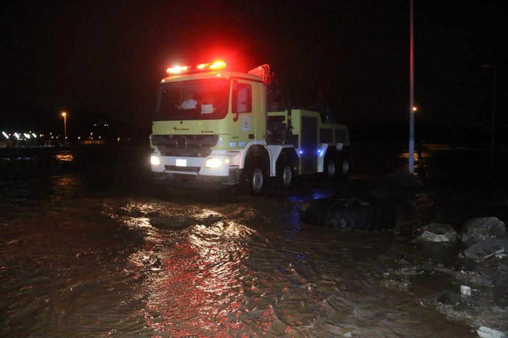 14 حالة وفاة في المملكة بسبب الأمطار