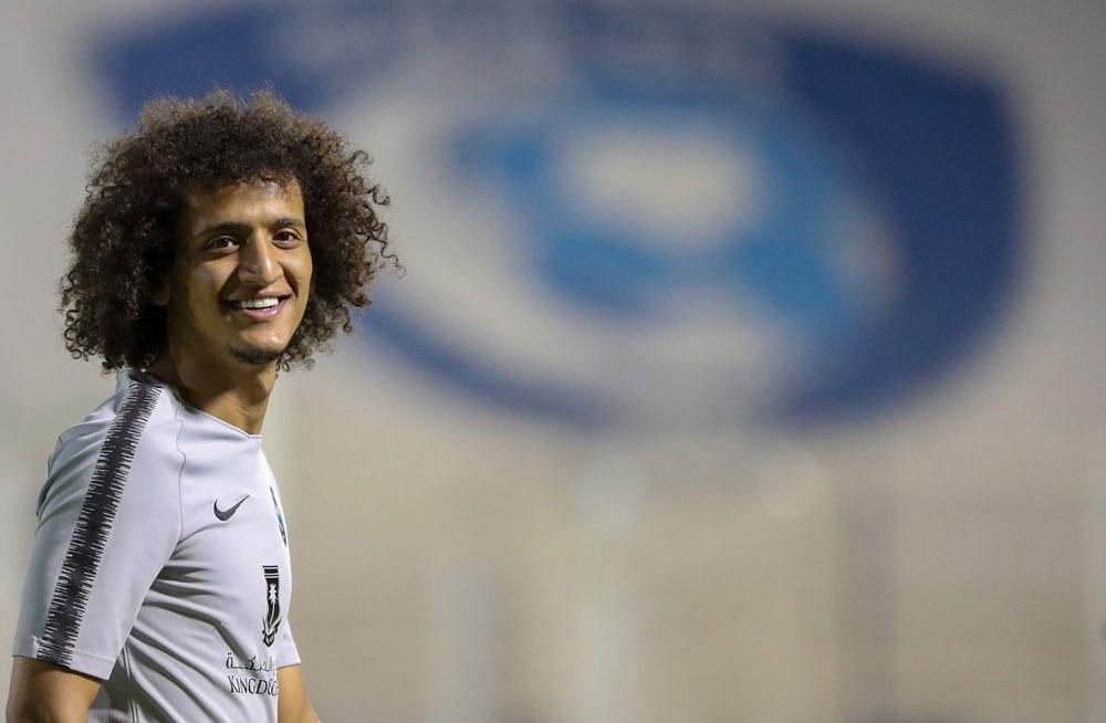 عمّوري يبدأ مرحلة مابعد عملية الرباط الصليبي