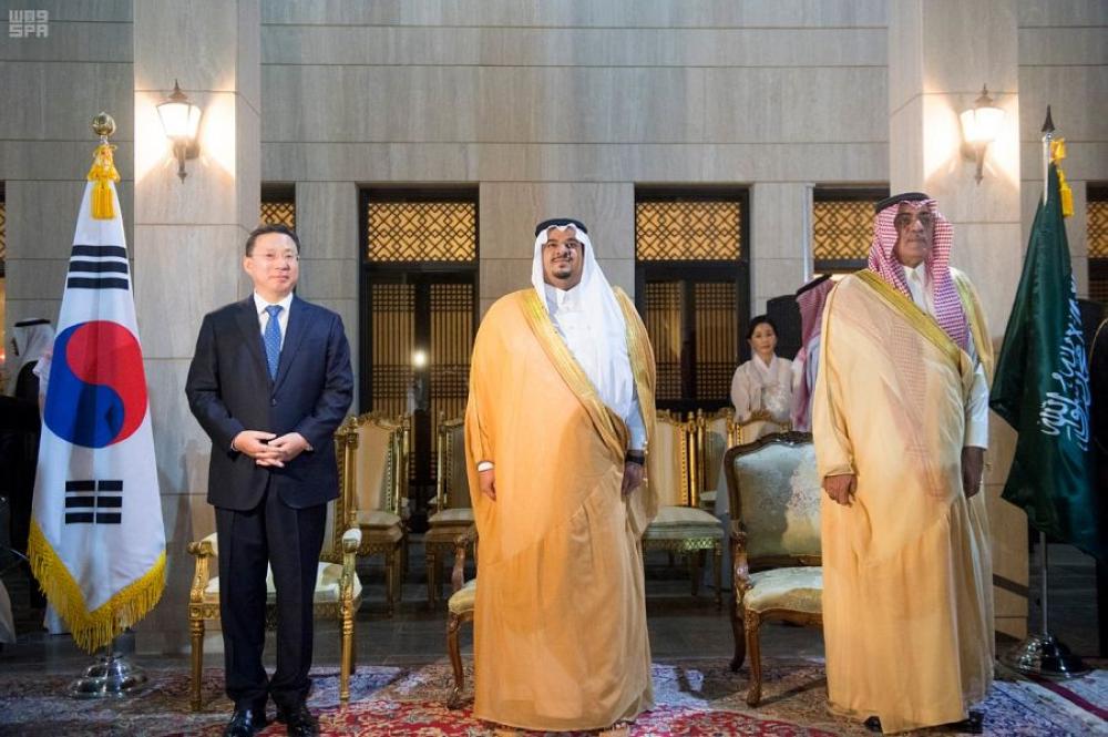 نائب أمير الرياض يشارك في حفل سفارة كوريا