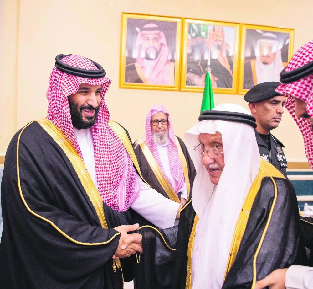 سمو ولي العهد يصل إلى منطقة القصيم