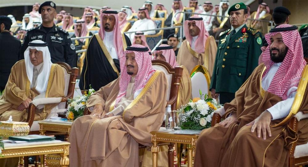 الملك يشرف حفل استقبال أهالي حائل