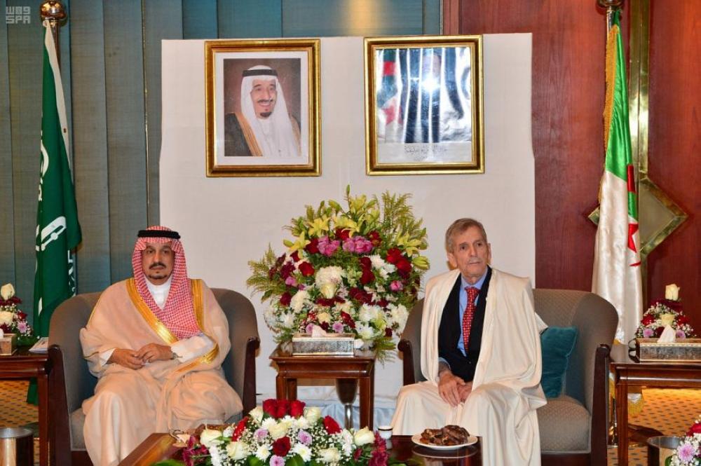 أمير الرياض يشارك فى حفل «اليوم الوطني» للجزائر