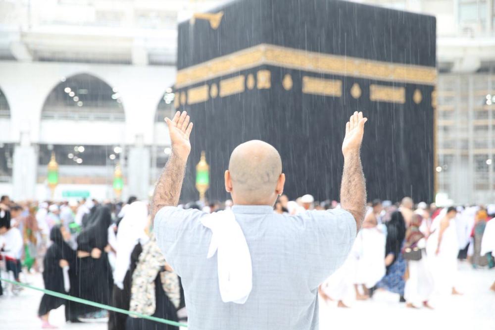 أمطار ورياح على مكة المكرمة