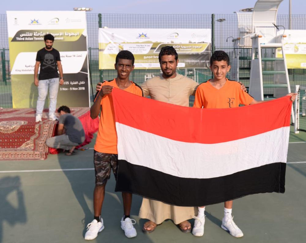اليمن تسيطر على ذهب آسيوية التنس الثالثة