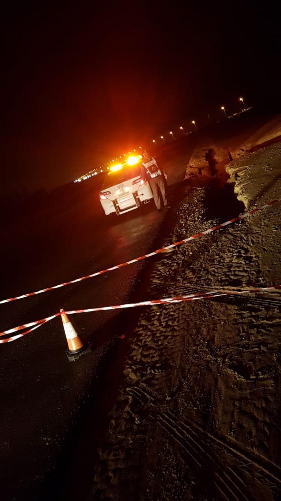 مدني الجبيل: طريق الدمام سالك ولا صحة لشق الأسفلت 