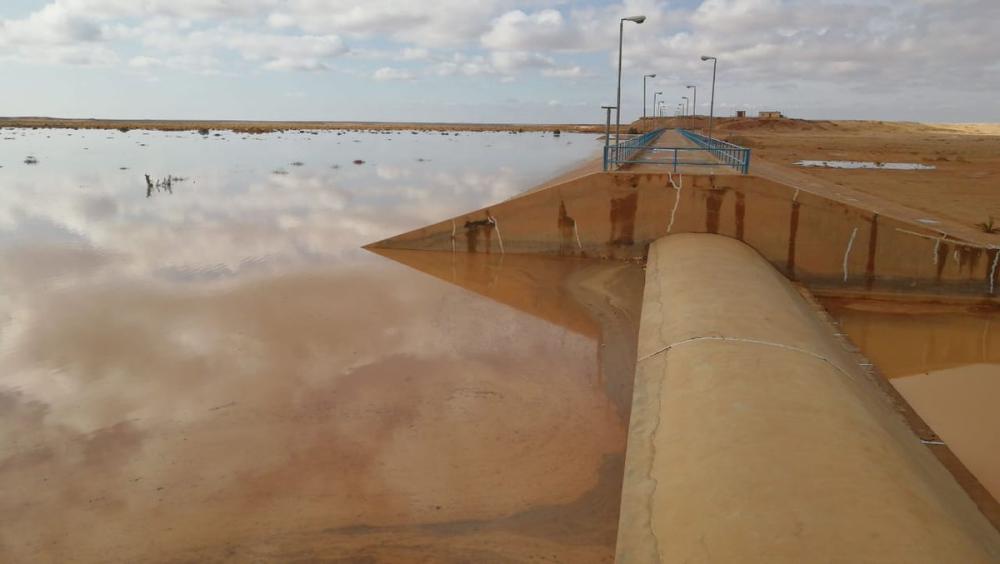 «الأرصاد»: سيول القريات معظمها من الأردن