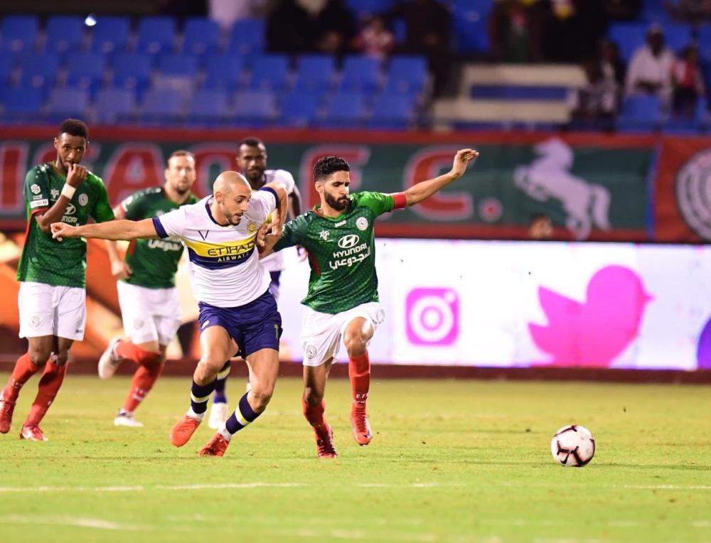 «النصر» يهزم «الاتفاق» بهدفين