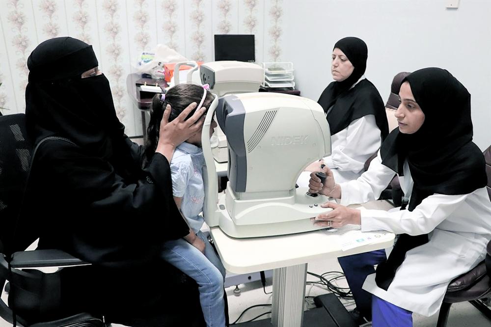 حملة صحية تكشف عيوبا بصرية بـ 58 طفلا