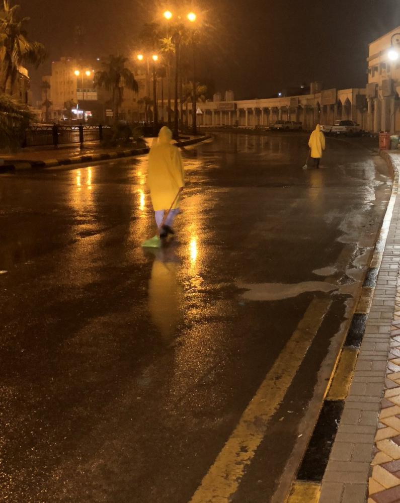 «الخفجي» تستعد للحالة المطرية