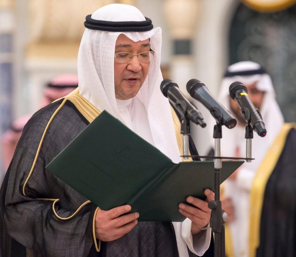أمام خادم الحرمين.. السفراء المعينون يؤدون القسم
