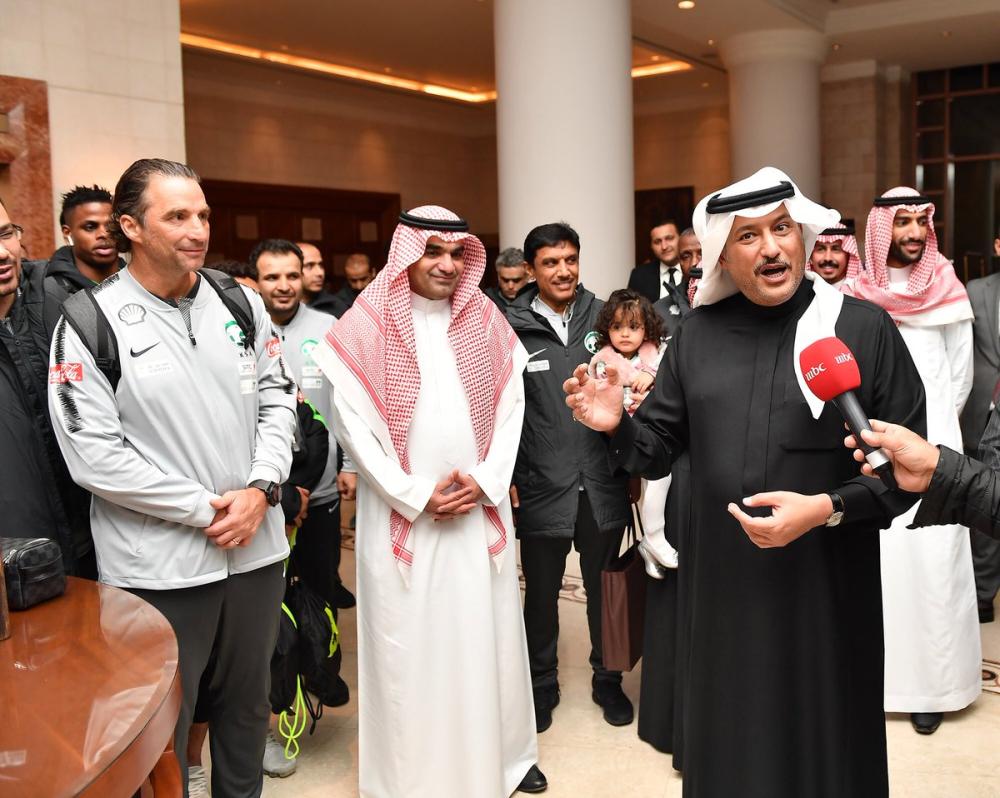 السفير في الأردن يستقبل بعثة الأخضر