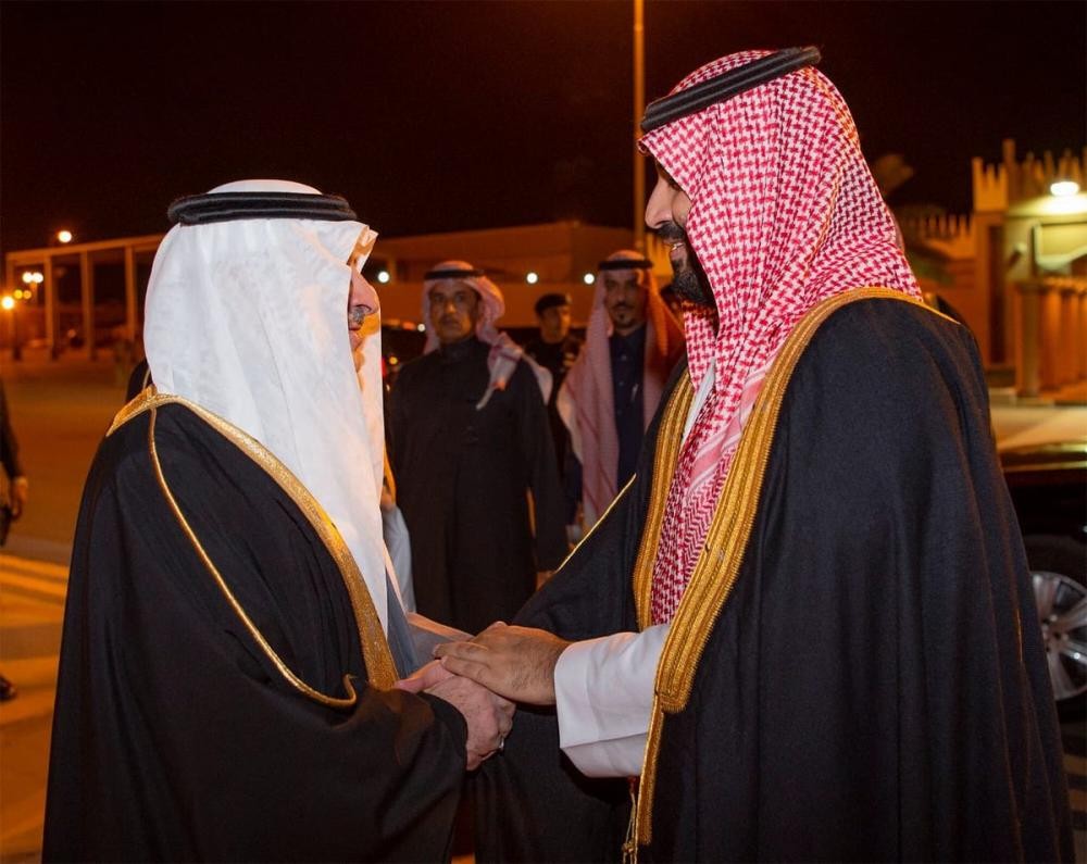 ولي العهد يغادر تبوك