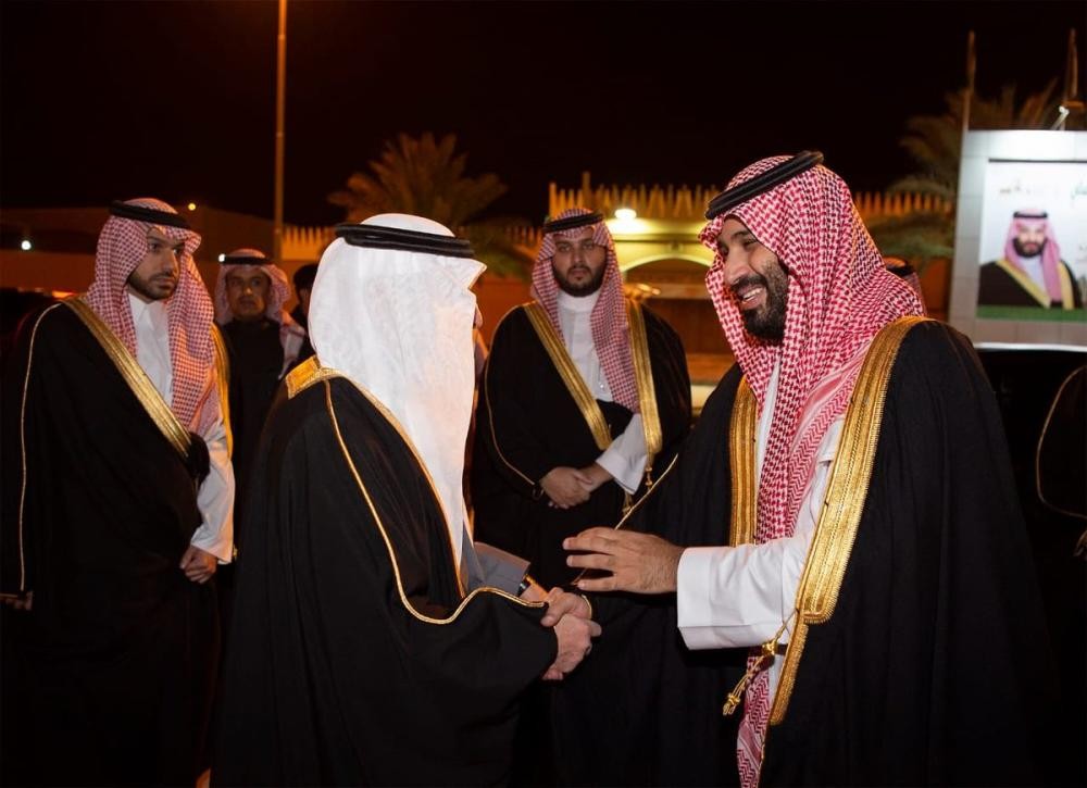 ولي العهد يغادر تبوك