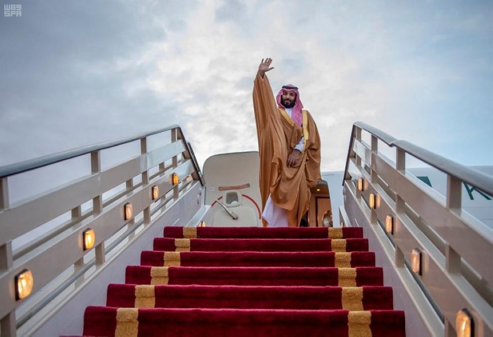 ولي العهد يغادر طريف