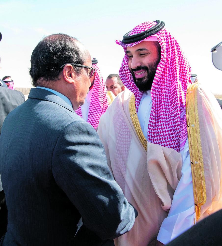 ولي العهد يستأنف جولته العربية من موريتانيا