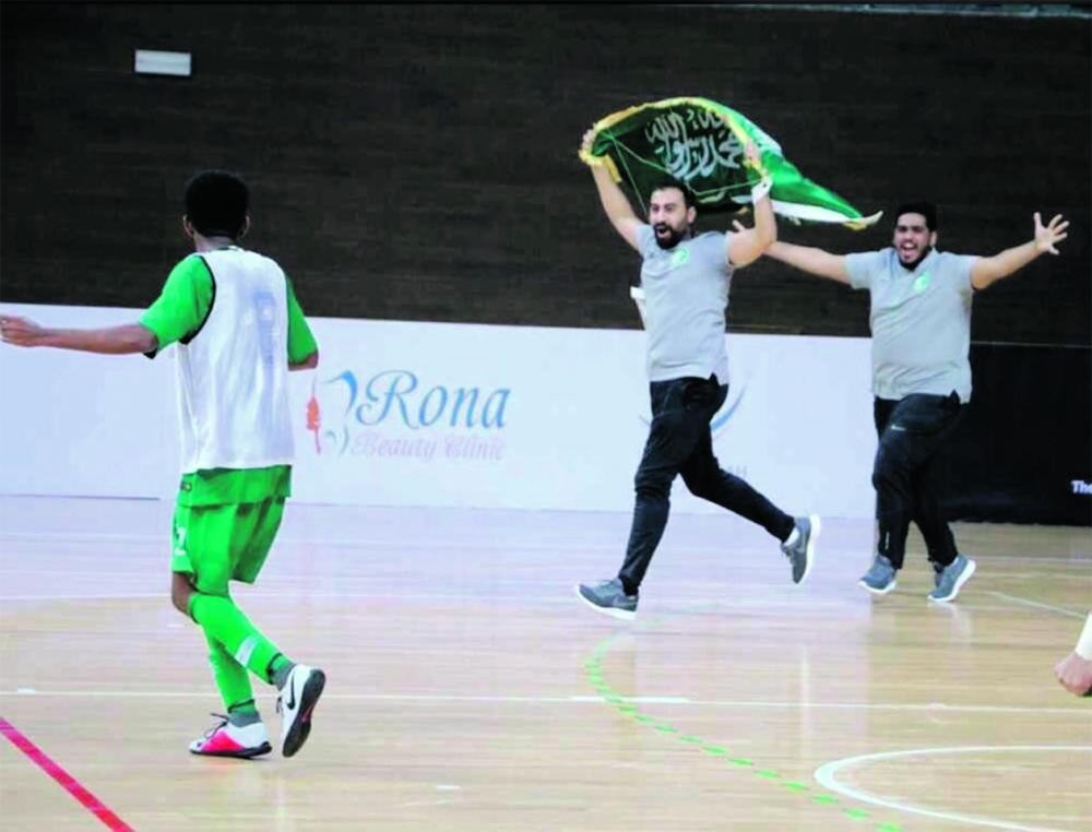 العسعوس: تجاوزنا رهبة البداية لنحقق إنجاز أخضر الصالات