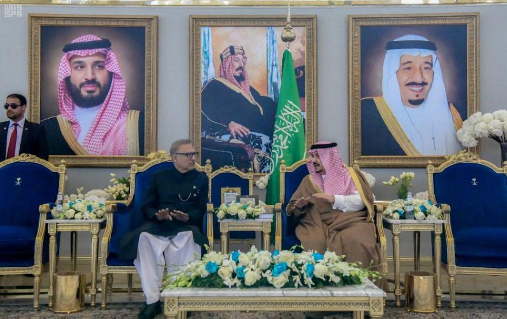 رئيس باكستان يصل الرياض