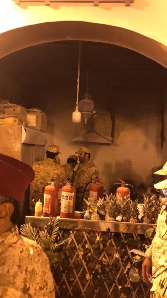 السيطرة على حريق بأحد المطاعم في «الجنادرية» 