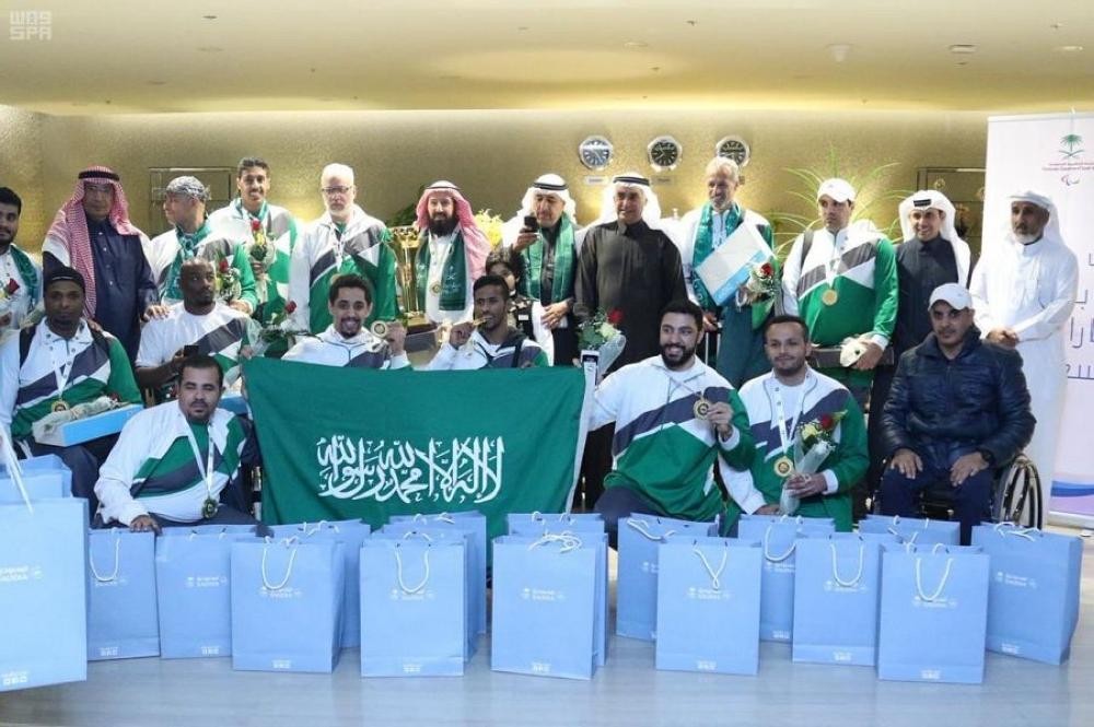 منتخب سلة الكراسي المتحركة يصل الرياض
