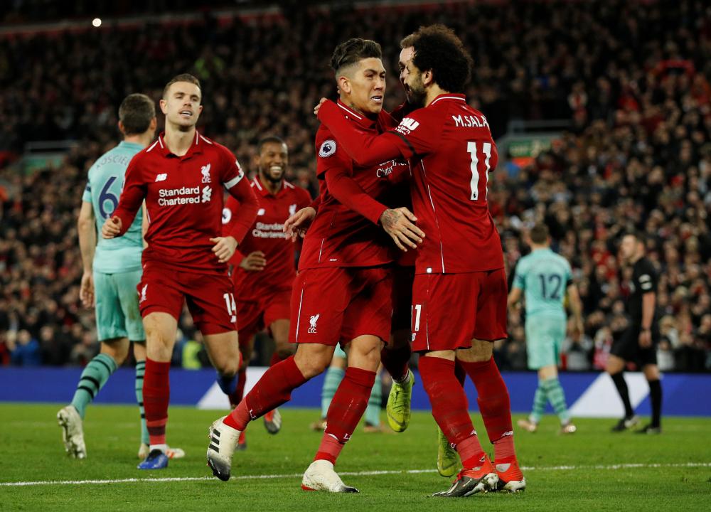 ليفربول يمطر شباك أرسنال بالخمسة