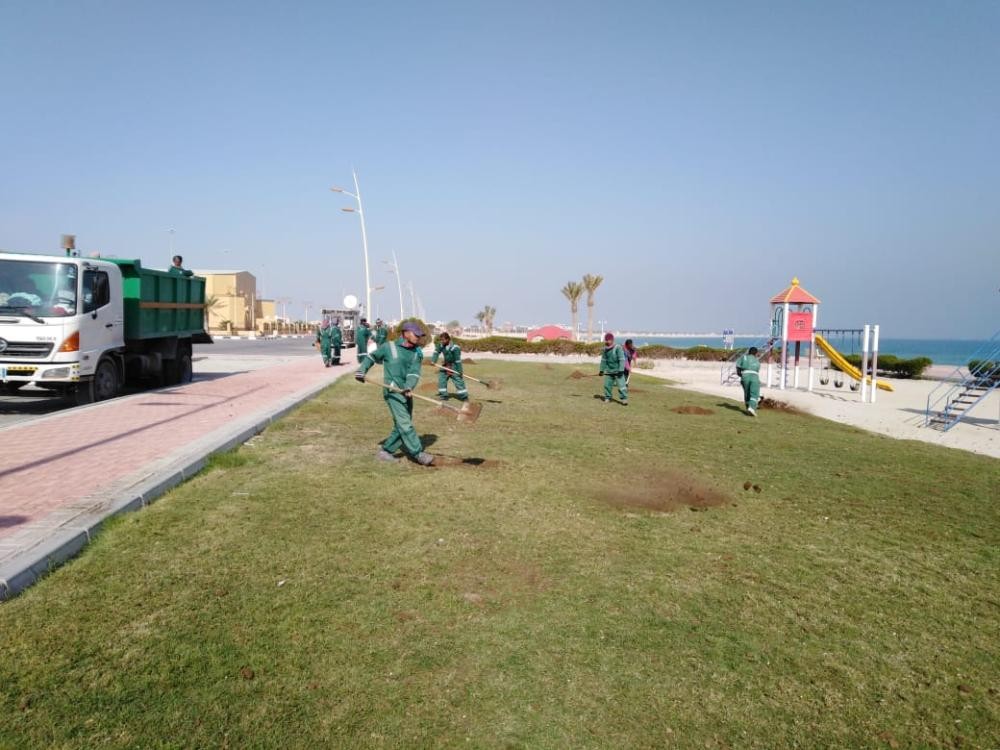 حدائق الخفجي تتزين لاستقبال أجازة منتصف العام الدراسي