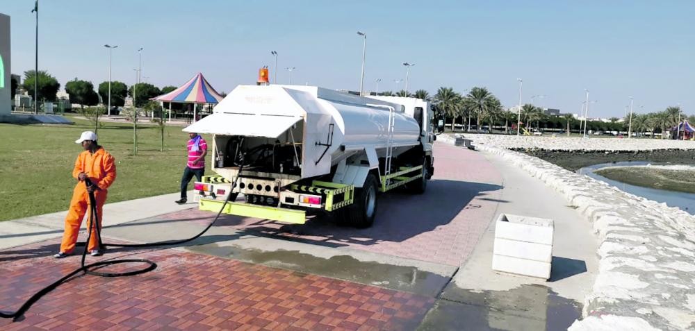 استعدادا للإجازة.. رفع حدائق القطيف إلى 157