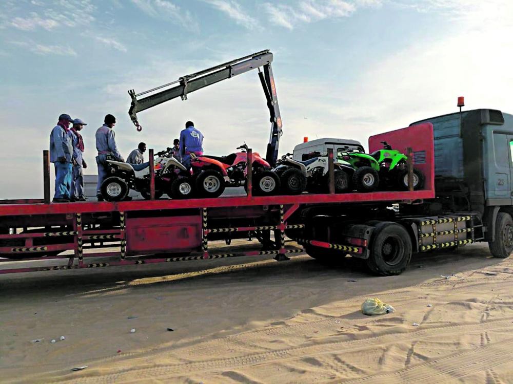 حجز 171 «دبابا» مخالفا بطريق الدمام - الرياض