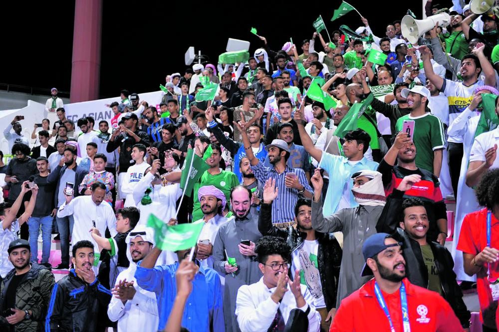 «صورة إيجابية» للجماهير السعودية